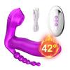 3 IN 1 Sucking Vibrator 7 Mode Vibrating Sucker Anal Vagina Clitoris Stimulator Wearable Oral Suction Erotic Sex Toys for Women Orgasm