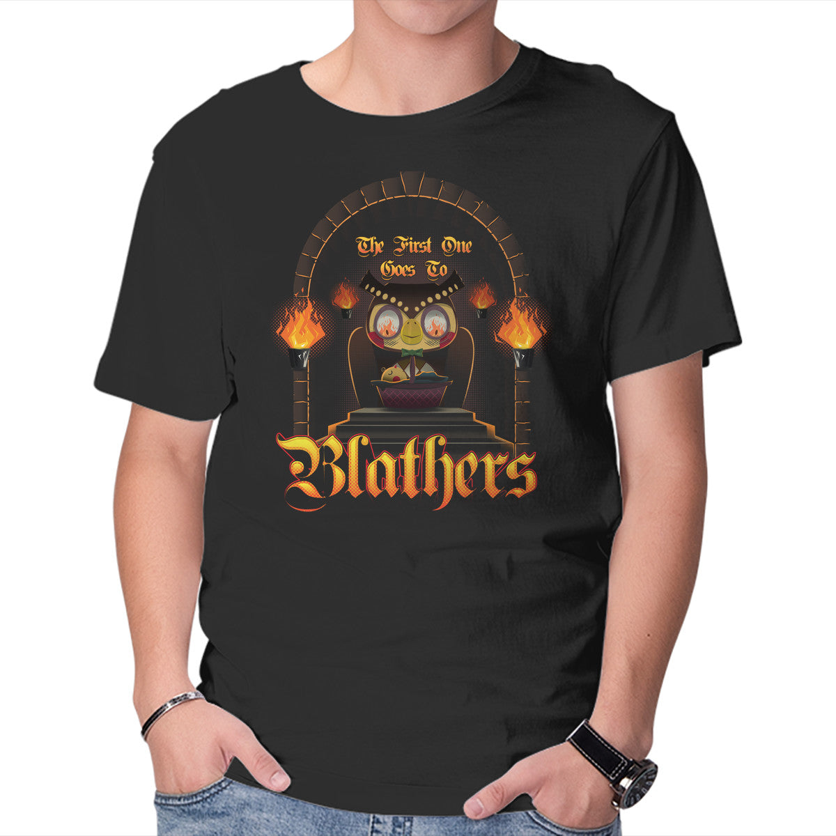 Unisex Crew Neck T-Shirt The First One Graphic Short Sleeve Casual Tee XXXXL