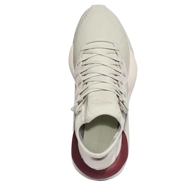Adidas Y-3 Kaiwa Orbit Grey Collegiate Burgundy Unisex Sneakers Beige JR4201