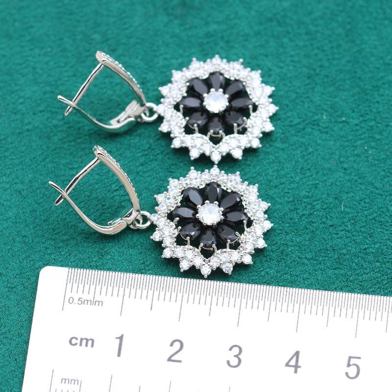 Europa und die Vereinigten Staaten Heiß Anti-Allergie AAA Zirkon Halskette Ohrring Ring Schmuckset