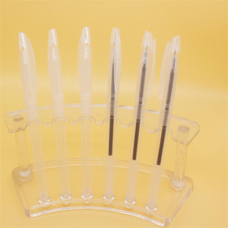 Gel Shell Ballpoint Transparent Case Simple Styple Pen Shell Cover Office School Stationery