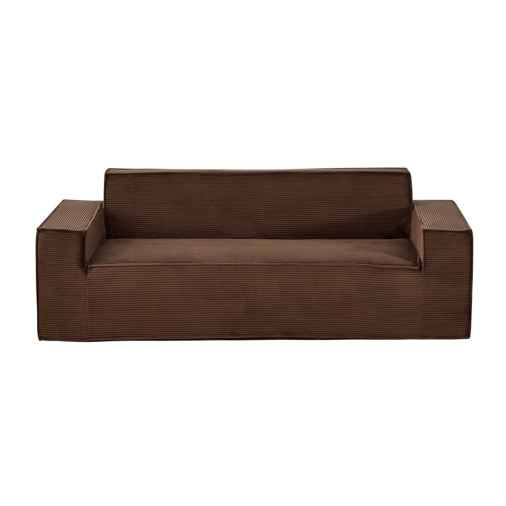 2110 mm Modern Sofa, Comfy Corduroy Couch with Deep Seats, Cloud Sofa with Wide Armrests, No Assembly Required, Large Plush Couch Ideal for Living