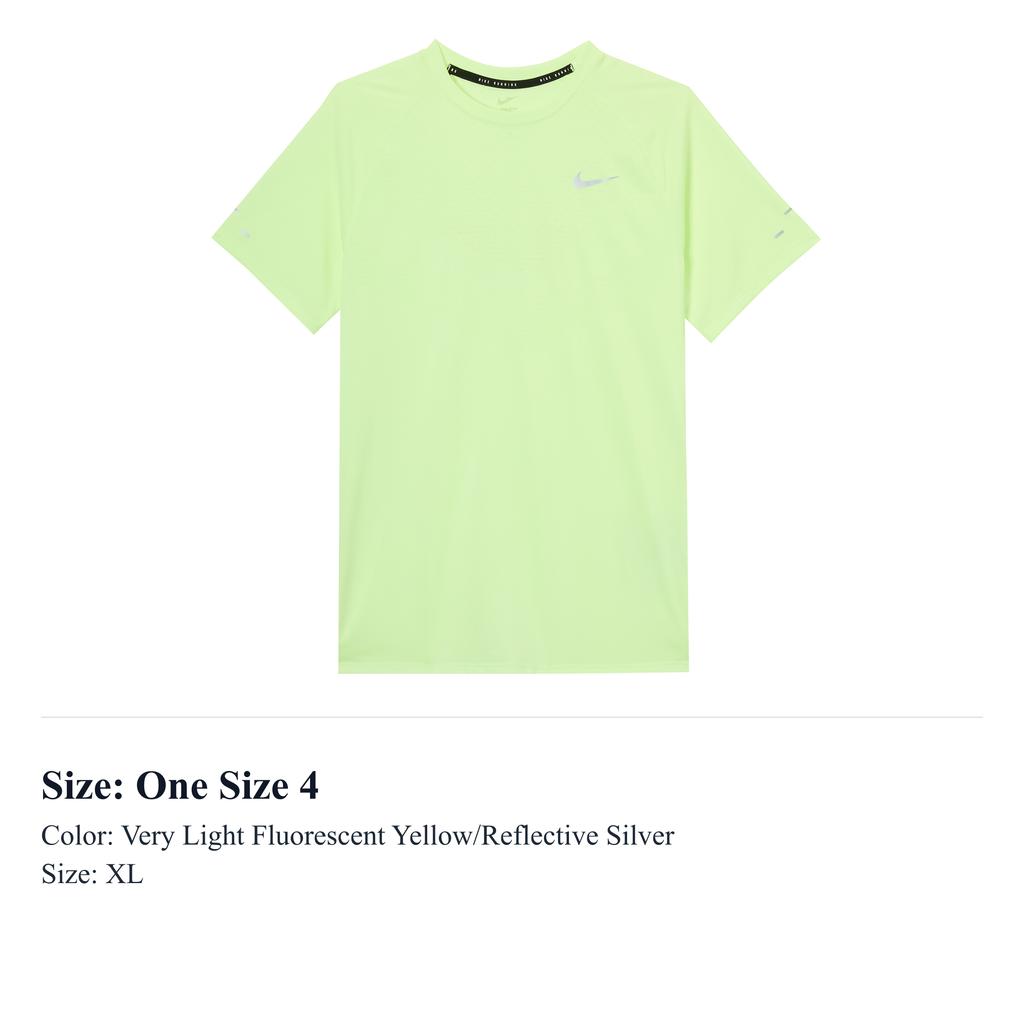 Nike Dri FIT ADV T Shirt Men's Ultra Light Neon Yellow/Reflection Silver HV5204-701