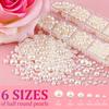 Flat Back Pearl & Rhinestone Face and Nail Art Stickers