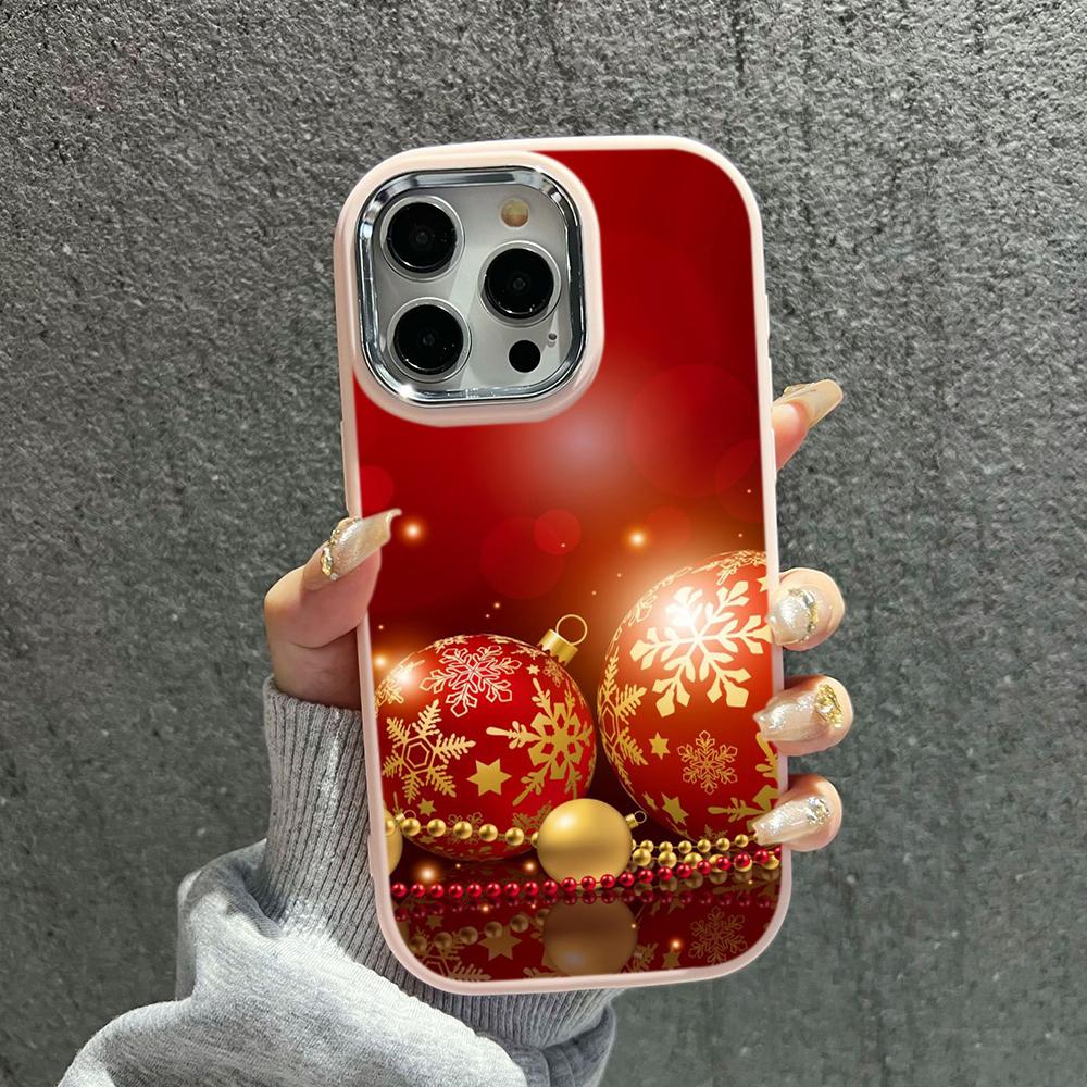 N111 Merry Christmas art Happy New Year мягкие чехлы для телефонов iPhone 16Pro — фото 21
