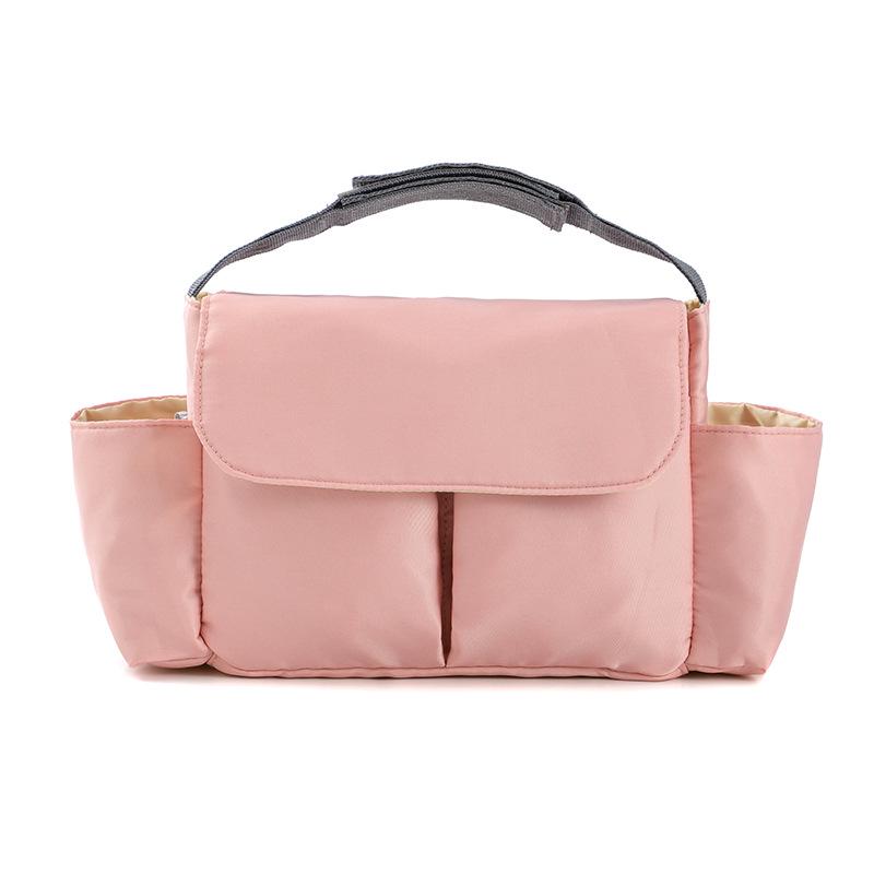 Waterproof Nylon Multifunctional Stroller Hanging Bag - Large Capacity Baby & Mom Storage Bag