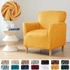 Soft Armchair Covers Elastic Velvet Club Tub cover Chair Sofa Slipcovers Single Sofa slipover Living Room Home Bar Counter Hotel