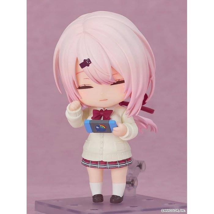 GOOD SMILE COMPANY Nendoroid Nijisanji Shiina Yuika 1/8 Scale Figure, Pink & Blue, 4 inch