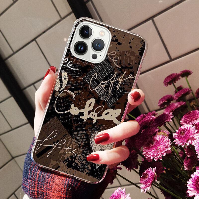 OK But First Coffee Girl Phone Case For Iphone 14 13 12 11 Pro Max Case For Iphone XS MAX X XR SE2 8 7 Plus Case