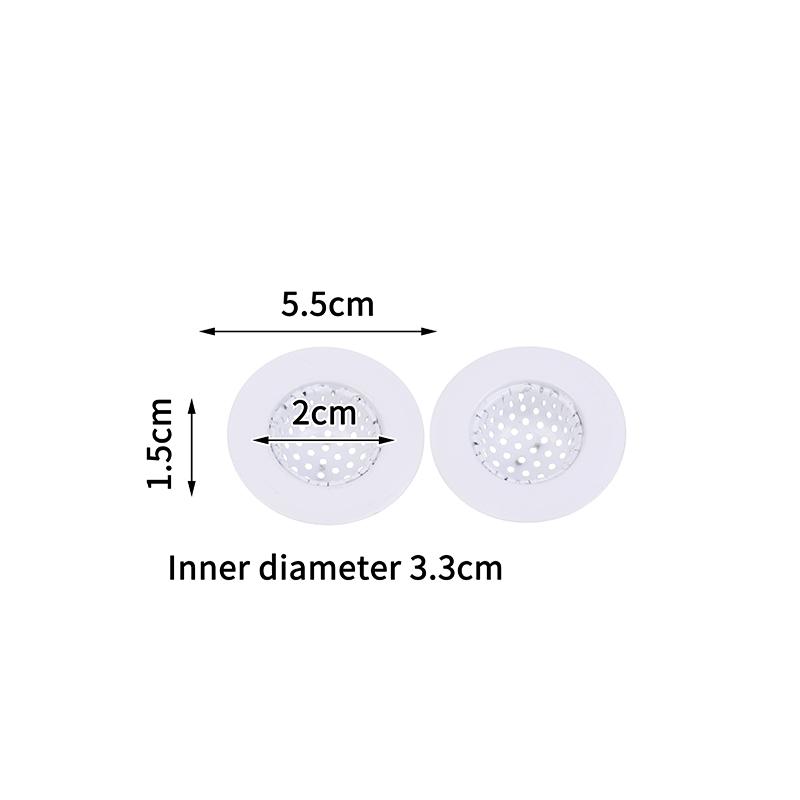 Stainless Steel Sink Filter Mesh Shower Floor Drain Hair Catcher Stopper Food Slag Drainer For Kitchen Bathroom Accessories