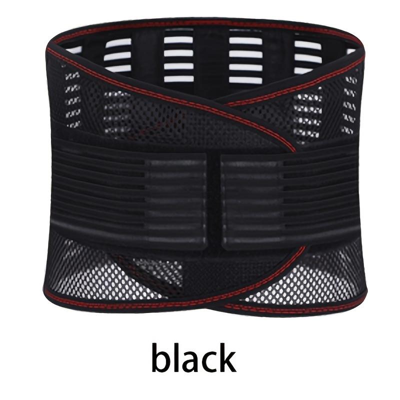 

Waist Support Belt Breathable Adjustable Posture Corrector Lumbar Support Brace Herniated Disc Sciatica Pain Relief Waist Brace XL чёрный
