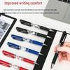 Deli 33388 0.5mm Gel Pen - Press-Type Bullet Tip for Business & Office Signatures