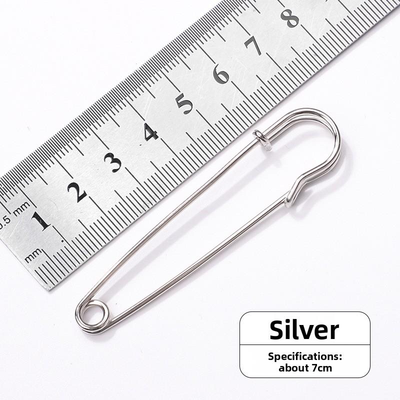 Förtjockade Stora Säkerhetsnålar, Säkerhetsnålar för Rockar, Knappar till Ulltröjor, Enkla Nålar, Broscher, Handgjorda Smyckestillbehör