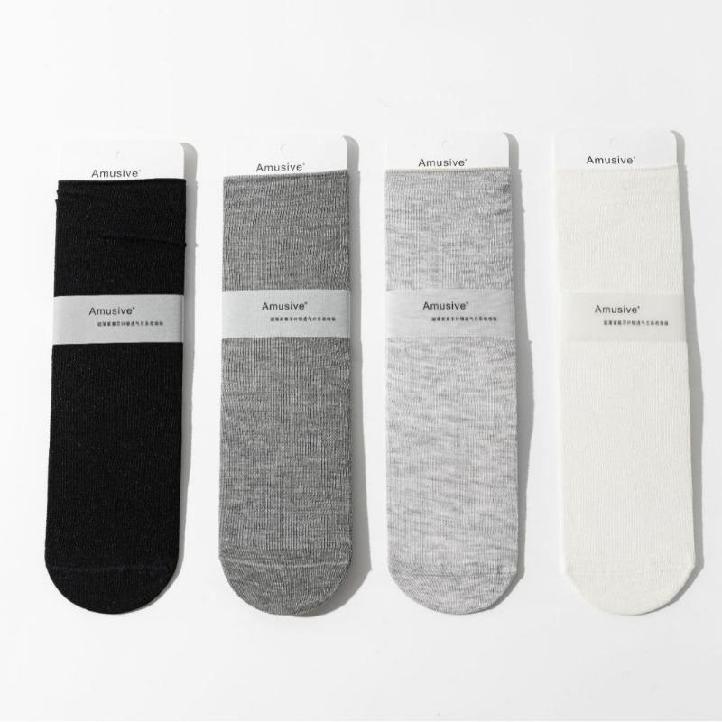 Women's Summer Ultra Thin Mesh Cool Breathable Air Conditioning Stack Socks
