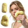 Pinch Toy with Peanut Shape Stress Relief Toy Soft Squeeze Sensory Fidget Toy Non-Sticky Desktop Ornament for Kids Adults