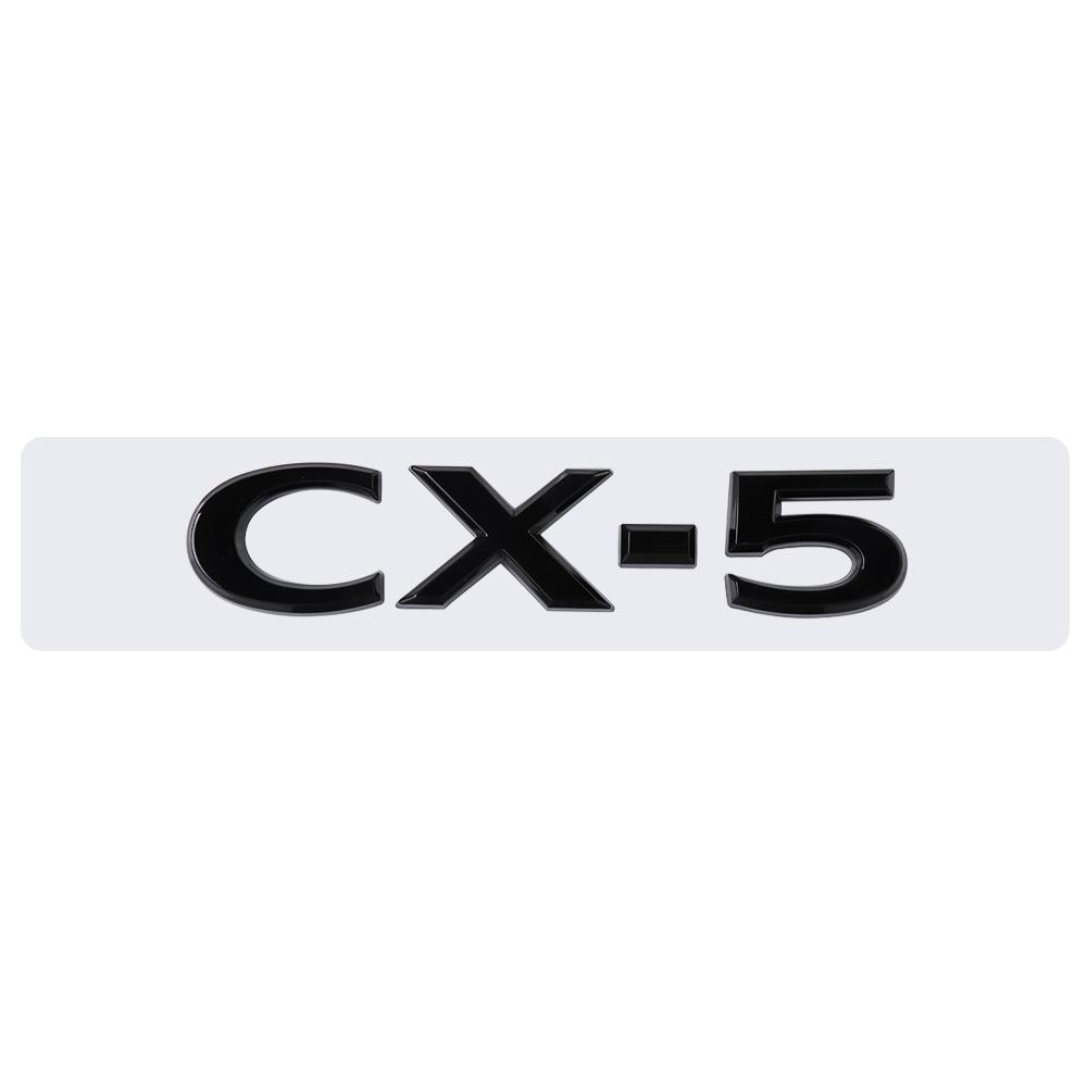 3D ABS CX-4 CX-5 Car Letter Badge Logo Trunk Decorative Sticker For Mazda 3 6 2 Axela CX30 CX7 Atenza Demio CX3 CX9 Accessories kyljh99