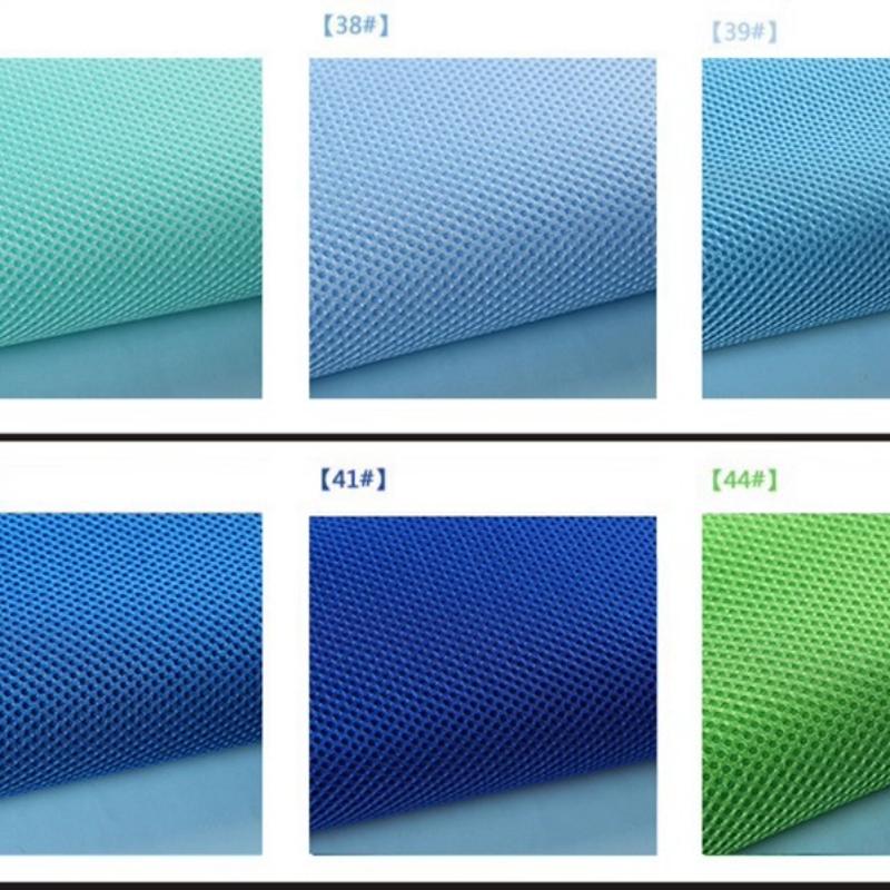 3D Three-layer Elastic Mesh Fabric By The Meter for Clothing Bed Linings Shoes Sewing Plain Interlayer Cloth Thickend Breathable