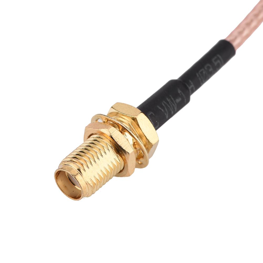 SMA Female to MMCX Samec Pravoúhlý RF Pigtail koaxiální prodlužovací kabel RG316 25cm