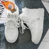 Men's Sneakers Trend Designer Casual Shoes High Top Women Skateboarding Shoes Thicken Plush Warm Waterproof Snow Boots