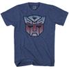 Transformers G1 Vintage Autobot Zniszczony Symbol Oficjalny T-Shirt dla Dorosłych