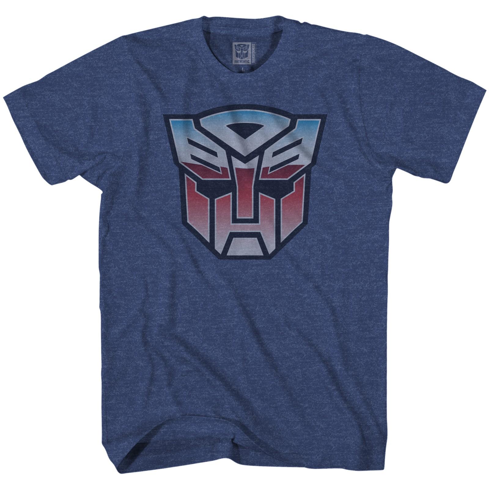 Винтажная футболка Transformers G1 с потертым символом Автоботов, официально для взрослых S