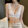 Women's Summer Thin Sexy Lace Small Breasts Gathered To Show A Big Not Empty Cup To Collect A Pair of Breast Underwear
