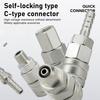 C Type Self-locking Pneumatic Fitting Quick Coupling Connector Coupler SP PP SM PM SH PH SF PF 10 20 30 40 for Air Compressor
