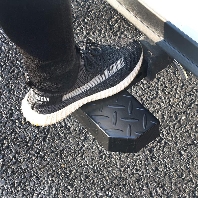 Degrau de Engate Antiderrapante e Anti-ferrugem Protetor de Para-choque de Reboque Degraus de Engate de 30CM para Carros SUVs Caminhões Picapes com Pino Encaixa em Receptores