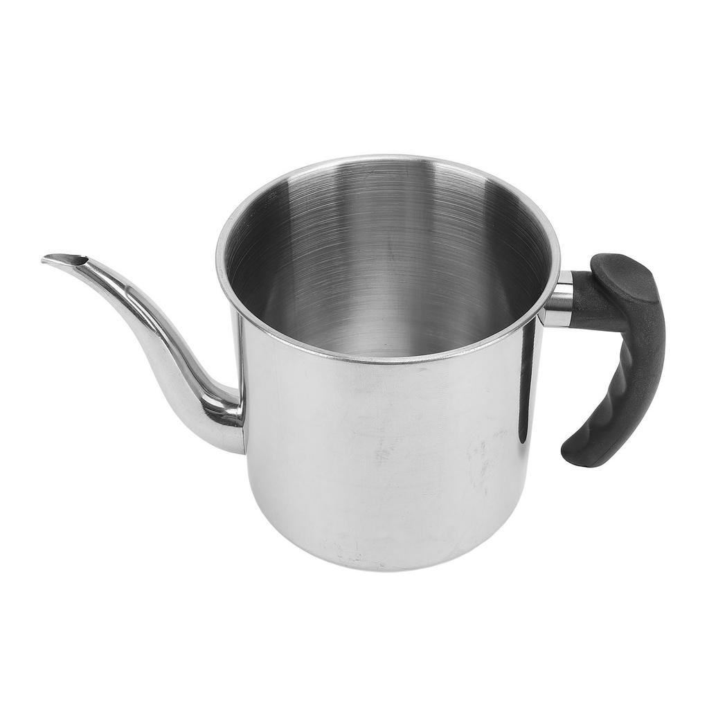 Grease Container With Strainer for Kitchen 1.4L 410 Stainless Steel Thicken Household Large Capacity