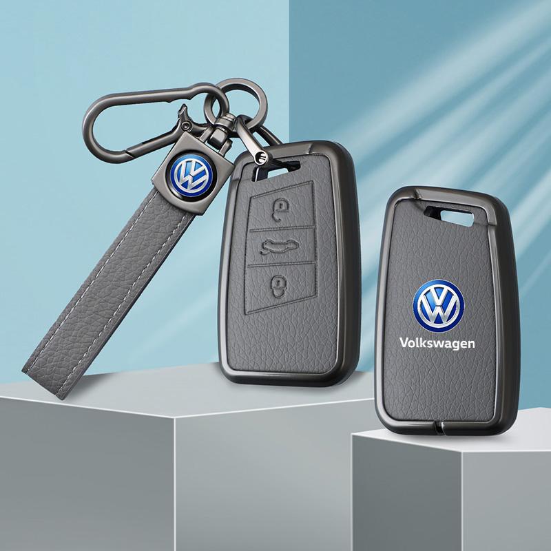 Valve Stems Caps Zinc Alloy Car Key Case Cover Holder Shell Protection For VW Volkswagen Magotan GTE Passat B6 B7 B8 CC Auto Key