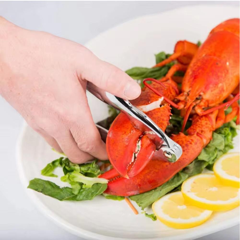 1 Set Stainless Steel Crab Fork Seafood Tools Lobster Cracker Forks Nut Cracker Shell Claw Lobster Shellers Crab Leg Cracker Kit