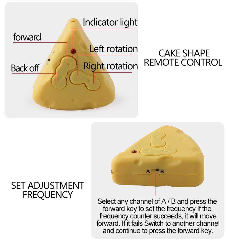 Infrared Remotely Controlled Fake Mouse Prank Toy