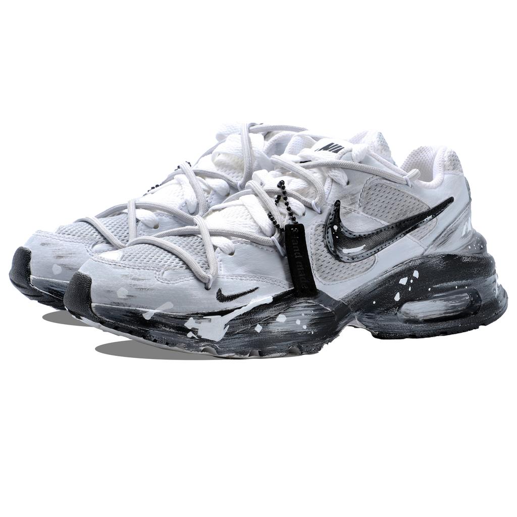 Nike Air Max Fusion Mesh Cushioning Slip Resistant Abrasion Resistant Breathable Low top Chunky Sneakers Women's CJ1671-100(Team130-VAM)