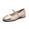Baotou sandals women's summer new versatile French thick heel single shoes with skirts fairy style Mary Jane women's shoes