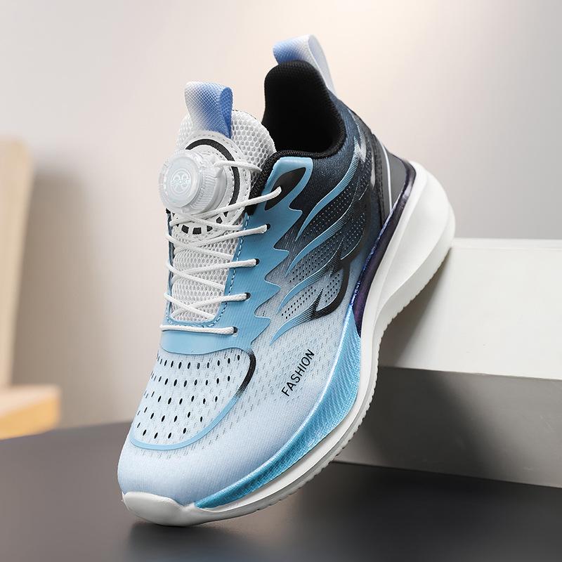 Boys' Autumn Breathable Mesh Non-Slip Running Shoes for Older Children