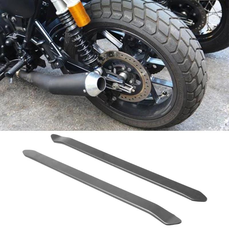 2pcs Tyre Tire Lever Steel Pry Bar Repair Tool For Car Bicycle Bike Mountain Motorcycle Maintenance Accessories 12 Inch