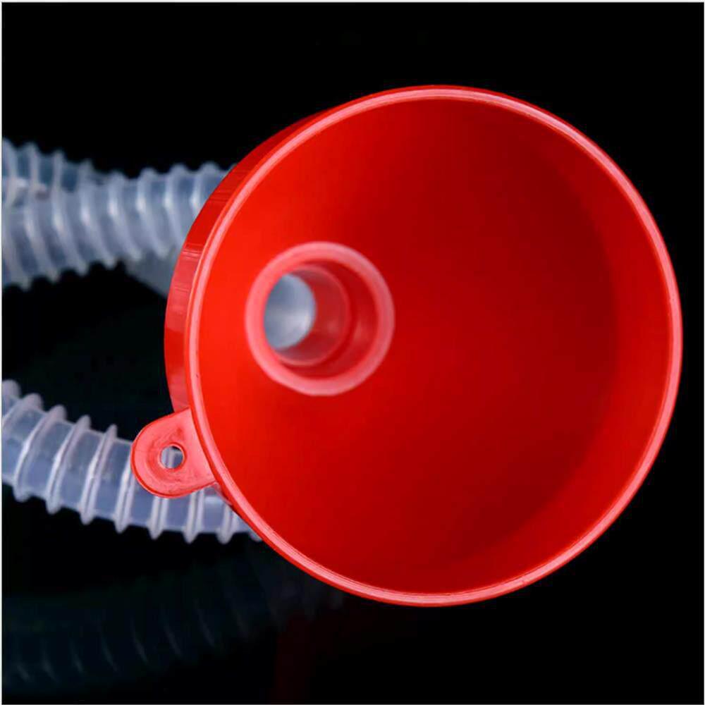 Portable Hands-Free Telescopic Oil Funnel with Soft Hose for Cars and Motorcycles.