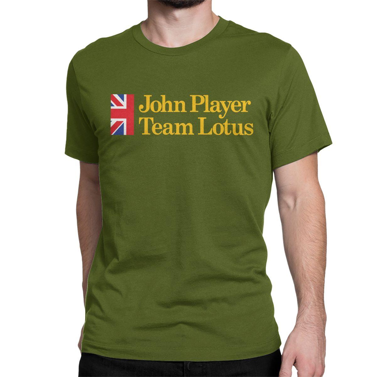

Футболки для отдыха Jps John Player Special Team Lotus, унисекс WoUnisex, футболка из чистого хлопка, футболки с короткими рукавами, подарок на день рождения, одежда унисекс 4XL