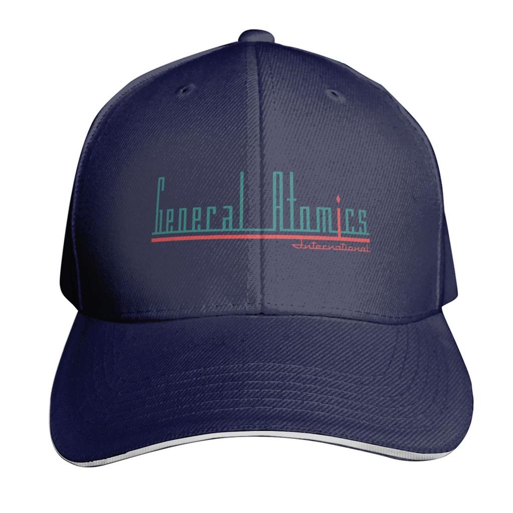 General Atomics Logo Baseball Cap Cosplay black Sun Cap Anime Elegant Womens Hats Unisexs