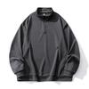 Plus Size Hoodie Men's Long Sleeved Hoodie Hong Kong Style Stand-up Collar Hoodie