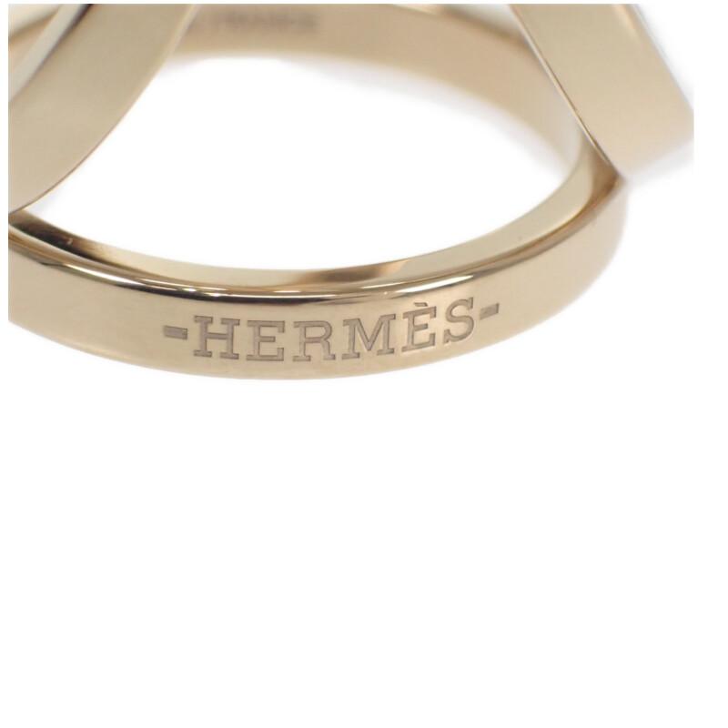 HERMES  H601472S_00  Scarf Ring Gold Metal Women