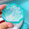 DIY Seashell Ornament Quicksand Silicone Epoxy Mold DIY Keychain Pendant Jewelry Crafting Mould for Valentine Love Gift