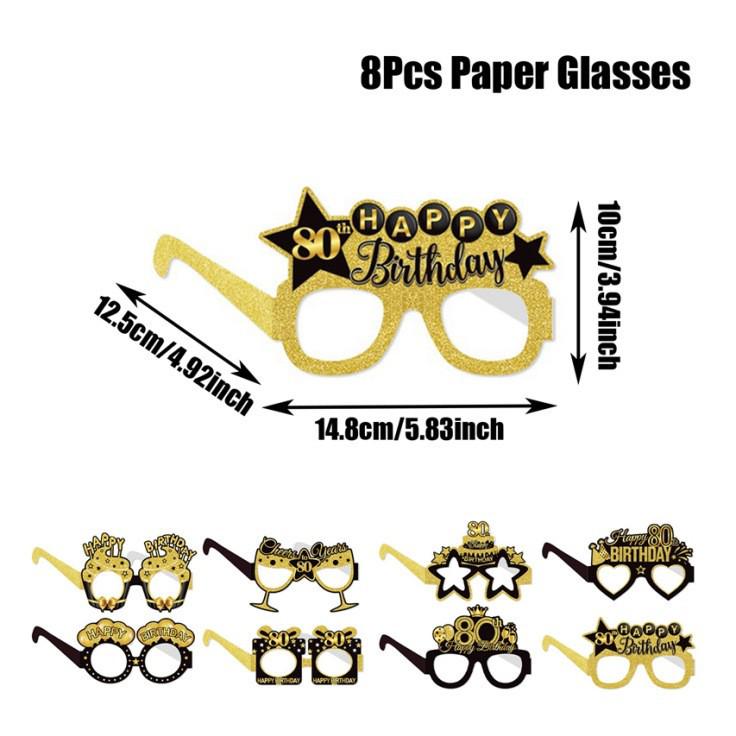 Birthday Party Funny Costume Glasses - Photo Prop & Party Decoration
