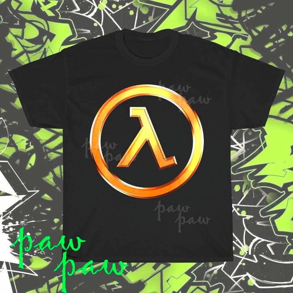 

Новая американская футболка Half life с символом лямбда, активная, смешная, размеры от S до 5XL 4XL