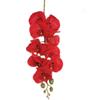 5pc Artificial Phalaenopsis Orchid 9 Heads Soft Latex Butterfly Orchid Flower Branch for Wedding Floral Decoration