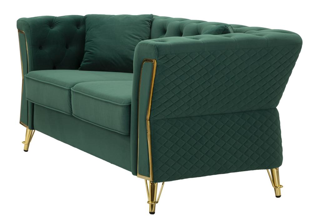 Sofa Emy Green With Cushionscm 162X83X76