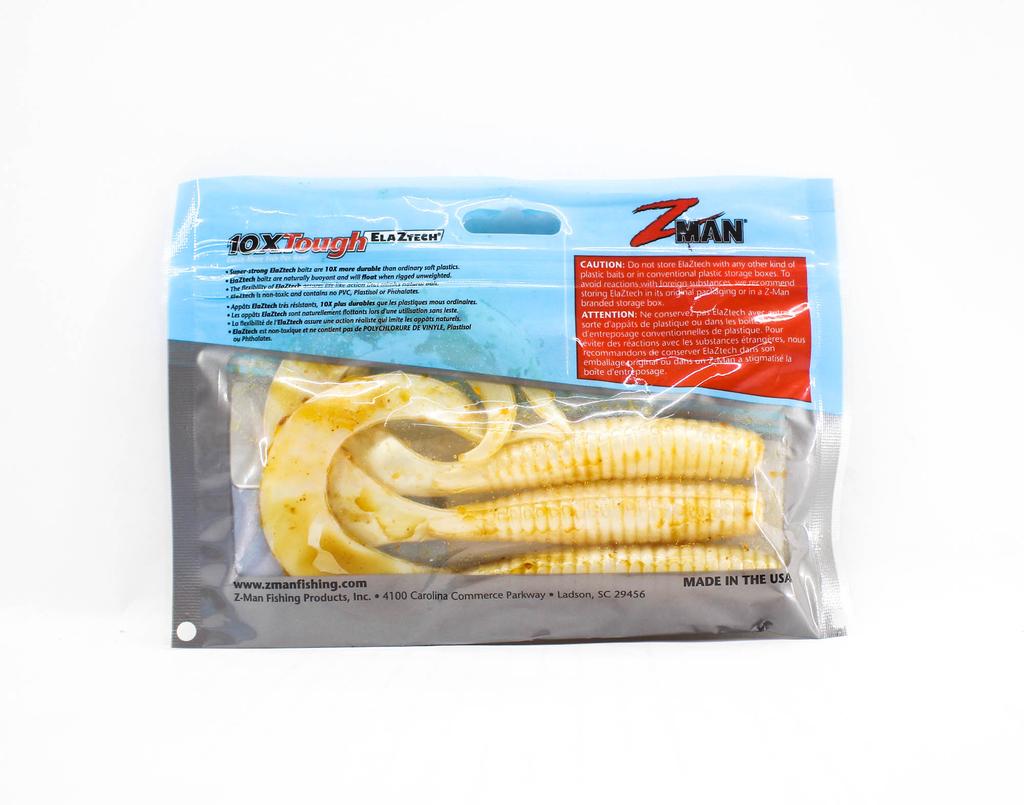 Zman Soft Lure DoormatadorZ 6 Inch 3/Pack Pearl (5834)