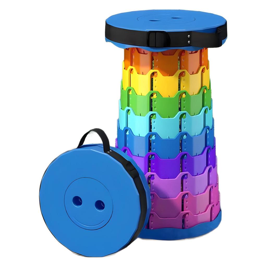 Telescopic Folding Portable Stool: Outdoor Travel Chair for Fishing, Queuing, and Household Use