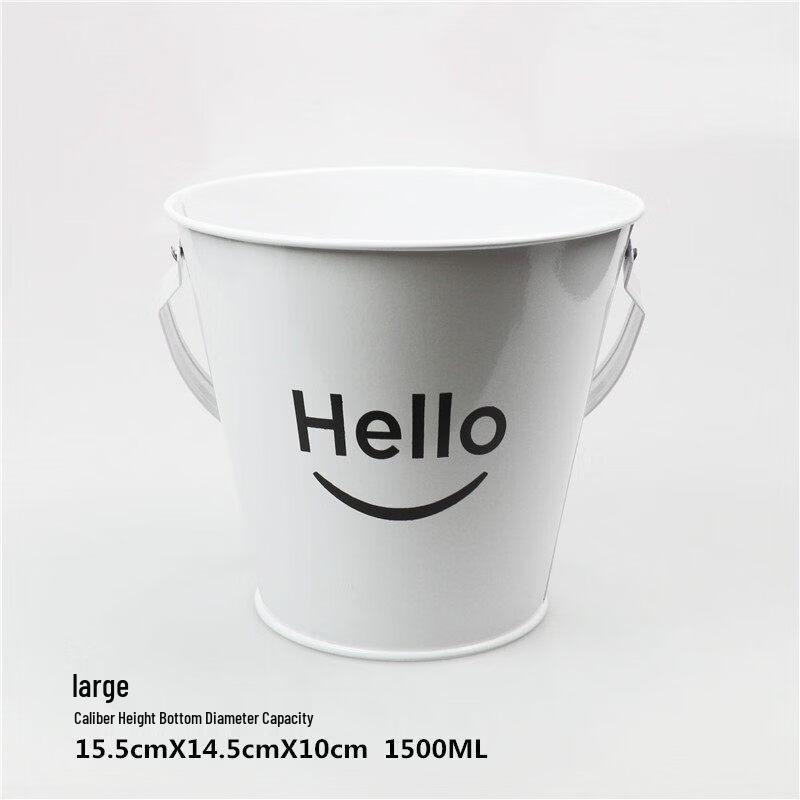 ZISHIZ Ins Style Stainless Steel Ice Bucket