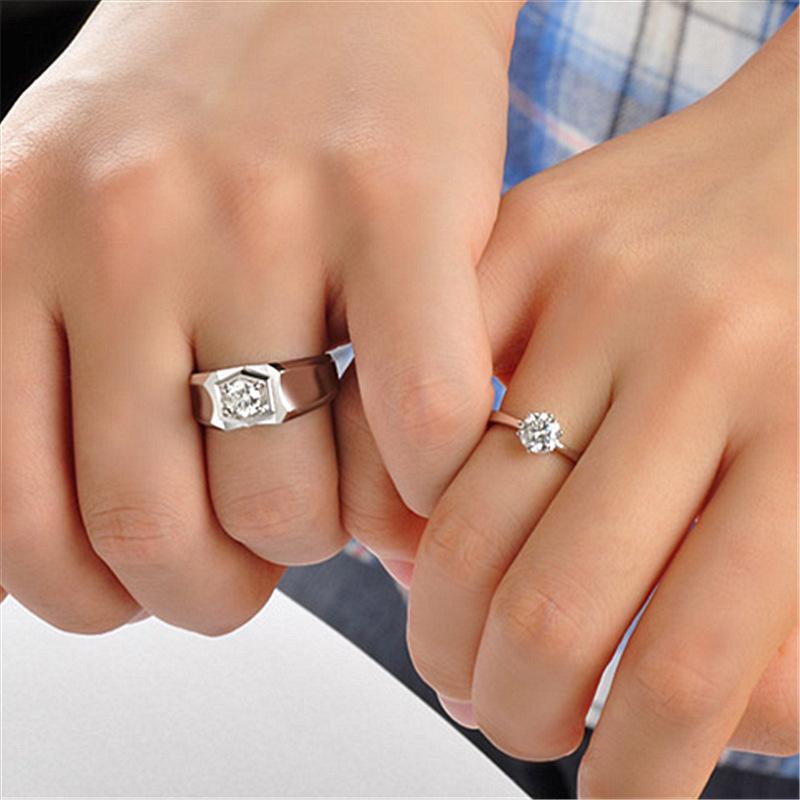 Prsten pánský stylový prsten 2 karátový elegantní pánský diamantový prsten osobnostní pohledný obchodní dominantní gentleman prsten